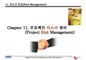 11 Risk Management Chapter 11 Project Risk Management