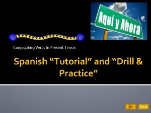 Conjugating Verbs In Present Tense Spanish Tutorial and