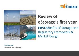 Review of e Storages rst year WP 3