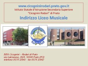 www cicogninirodari prato gov it Istituto Statale dIstruzione
