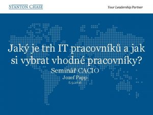 Jak je trh IT pracovnk a jak si