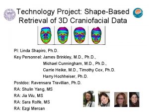 Technology Project ShapeBased Retrieval of 3 D Craniofacial