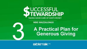 3 MIKE MAZZALONGO A Practical Plan for Generous