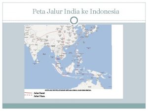 Peta Jalur India ke Indonesia Agama Hindu Etimologi