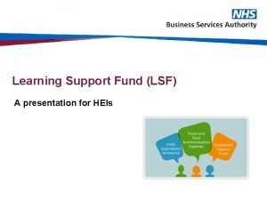 Learning support fund application system