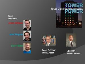 TOWER Tower Light Show Power Supply POWER Team