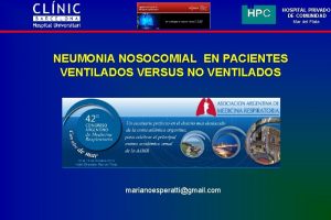 HOSPITAL PRIVADO DE COMUNIDAD Mar del Plata NEUMONIA