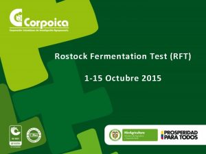 Rostock Fermentation Test RFT 1 15 Octubre 2015
