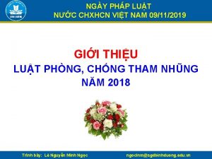 NGY PHP LUT NC CHXHCN VIT NAM 09112019