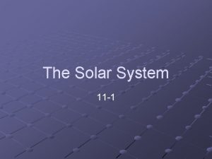 The Solar System 11 1 EarthCentered Model Early