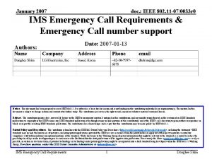 January 2007 doc IEEE 802 11 070033 r