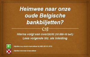 Heimwee naar onze oude Belgische bankbiljetten Hierna volgt