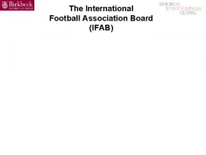 International football association board (ifab)