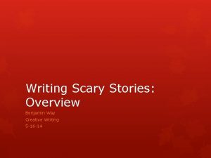 Writing Scary Stories Overview Benjamin Way Creative Writing