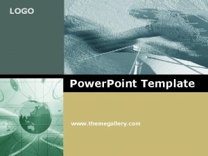LOGO Power Point Template www themegallery com www