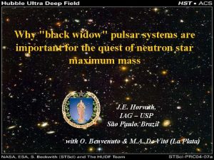 Why black widow pulsar systems are important for