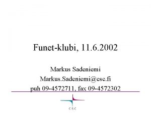 Funetklubi 11 6 2002 Markus Sadeniemi Markus Sadeniemicsc