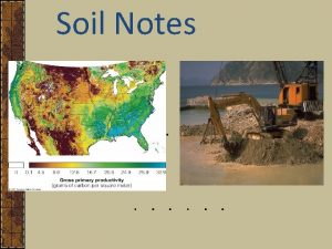 Soil Notes Definition Soil relatively thin surface layer