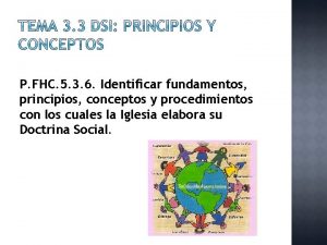 P FHC 5 3 6 Identificar fundamentos principios