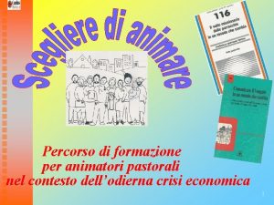 Percorso di formazione per animatori pastorali nel contesto