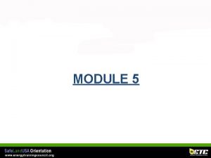MODULE 5 Material Handling Material Handling Material handling