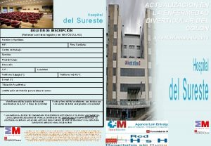 BOLETIN DE INSCRIPCIN Rellenar con letra legible y