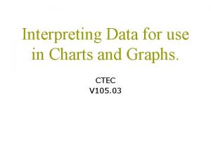 Interpreting Data for use in Charts and Graphs