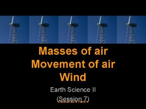 Masses of air Movement of air Wind Earth