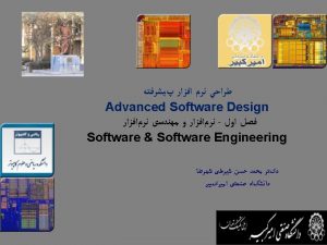 What is Software Software is 1 instructions computer