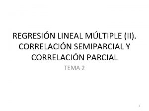 Correlacion parcial y semiparcial
