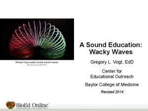 A Sound Education Wacky Waves Slinky toys easily
