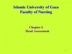 Islamic University of Gaza Faculty of Nursing Chapter