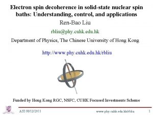 Electron spin decoherence in solidstate nuclear spin baths