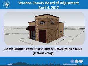 Washoe County Board of Adjustment April 6 2017