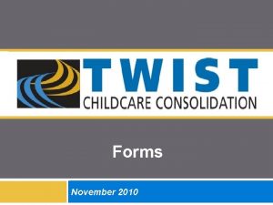 Forms November 2010 Child Care Forms Child Care