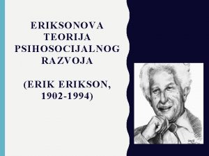 Eriksonova teorija