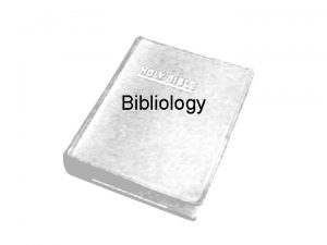 Bibliology The Challenge Robert H Knight in his