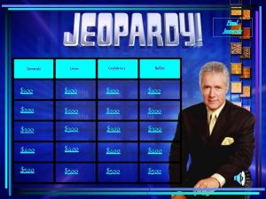 Final Jeopardy Generals Union Confederacy Battles 100 200