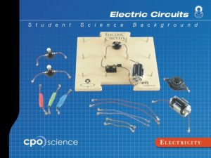 Electric Circuits Part One Electric Circuits Learning Goals