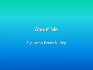 Anna bryce nalley