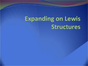 Expanded octet lewis structure