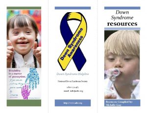 Down Syndrome resources Down Syndrome Helpline National Down