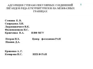 Proposed physisorption of viologenCB7 complexes Only one of