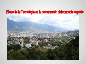 Que entendemos por espacio