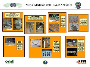 NCSX Modular Coil RD Activities Epoxy evaluation Epoxies