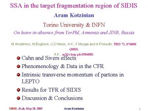 SSA in the target fragmentation region of SIDIS