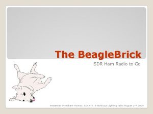 The Beagle Brick SDR Ham Radio to Go