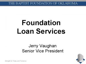 Oklahoma church renovation financing