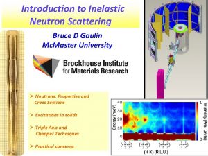 Introduction to Inelastic Neutron Scattering Bruce D Gaulin