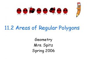 11 2 Areas of Regular Polygons Geometry Mrs